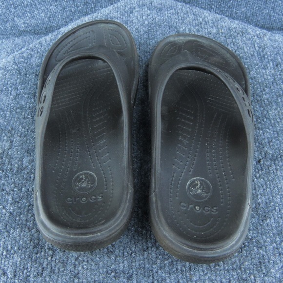 Crocs Women Flip Flop Sandal Shoes Brown Synthetic Size 7 Medium - Picture 5 of 9